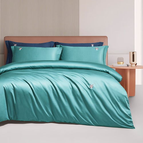 富安娜家紡 60s貢緞天絲雙面床品套件，夏日舒適睡眠之選